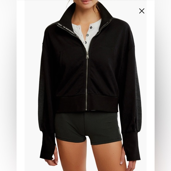 FP‎ Movement High Jump Oversize Zip-Up Jacket NWT Size M $98 - Picture 1 of 14
